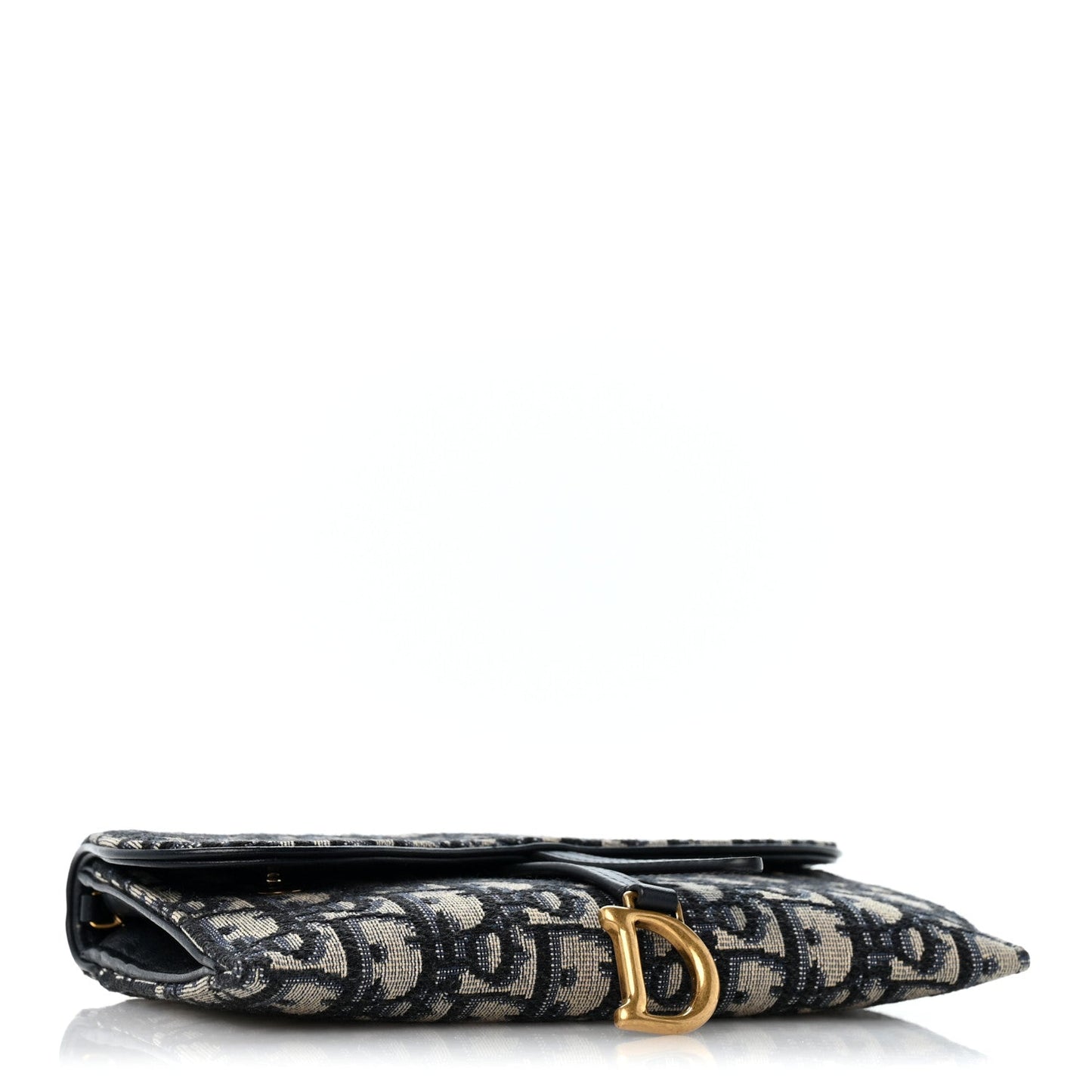 Oblique Small Saddle Chain Pouch Blue