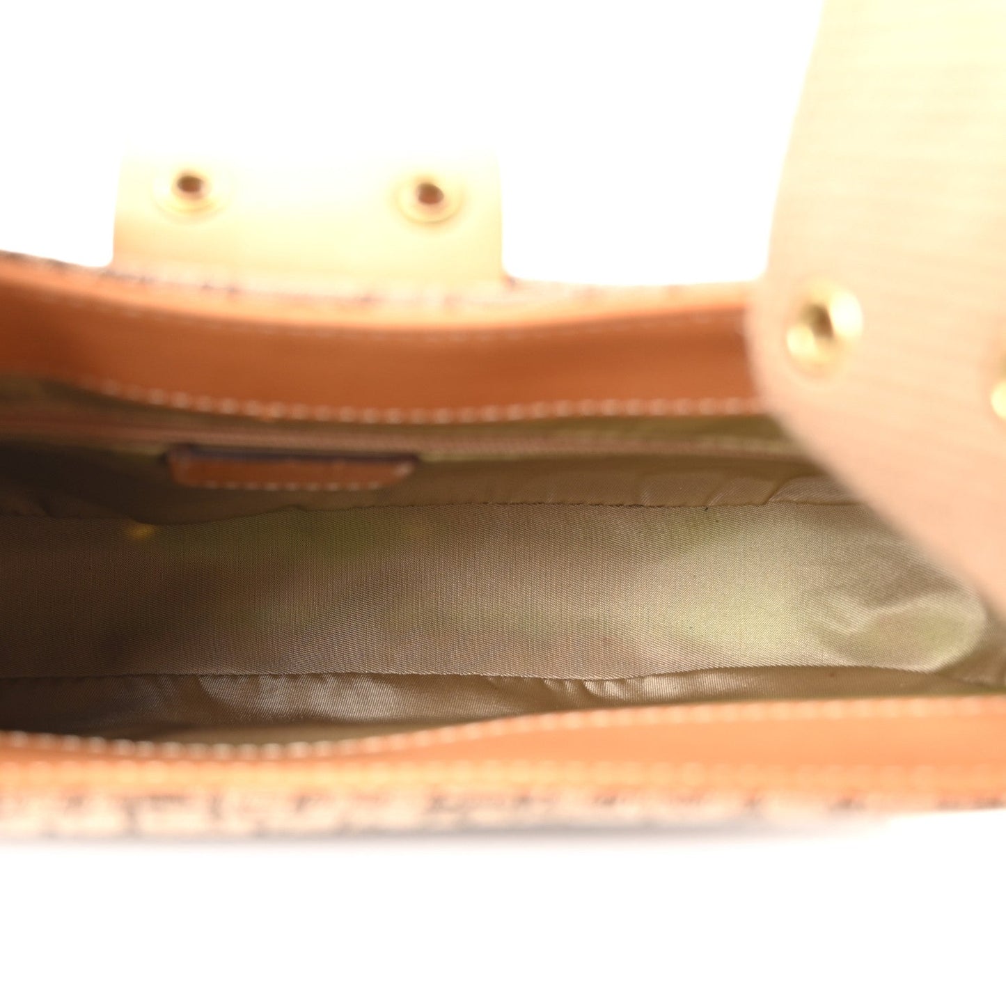 Calfskin Monogram Street Chic Medium Columbus Ave Beige