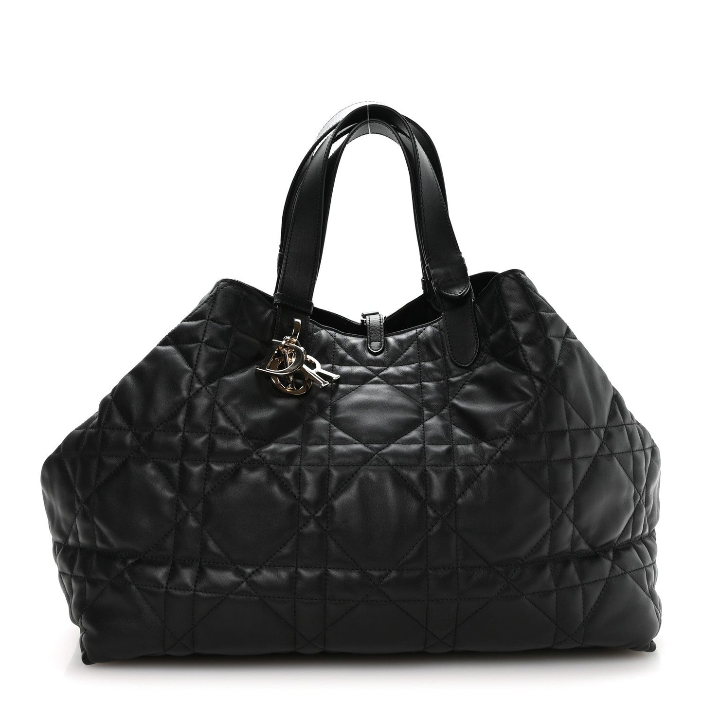 Calfskin Macrocannage Large Toujours Black