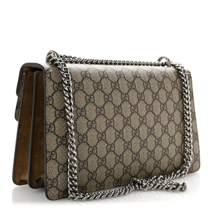 GG Supreme Monogram Small Dionysus Shoulder Bag Taupe