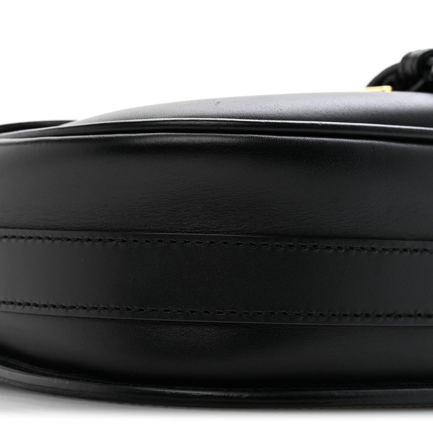 Box Calfskin Medium Bobby Flap Black