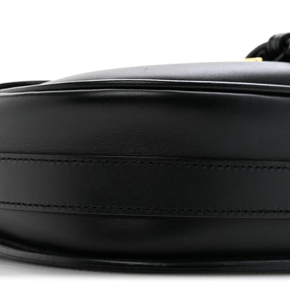 Box Calfskin Medium Bobby Flap Black