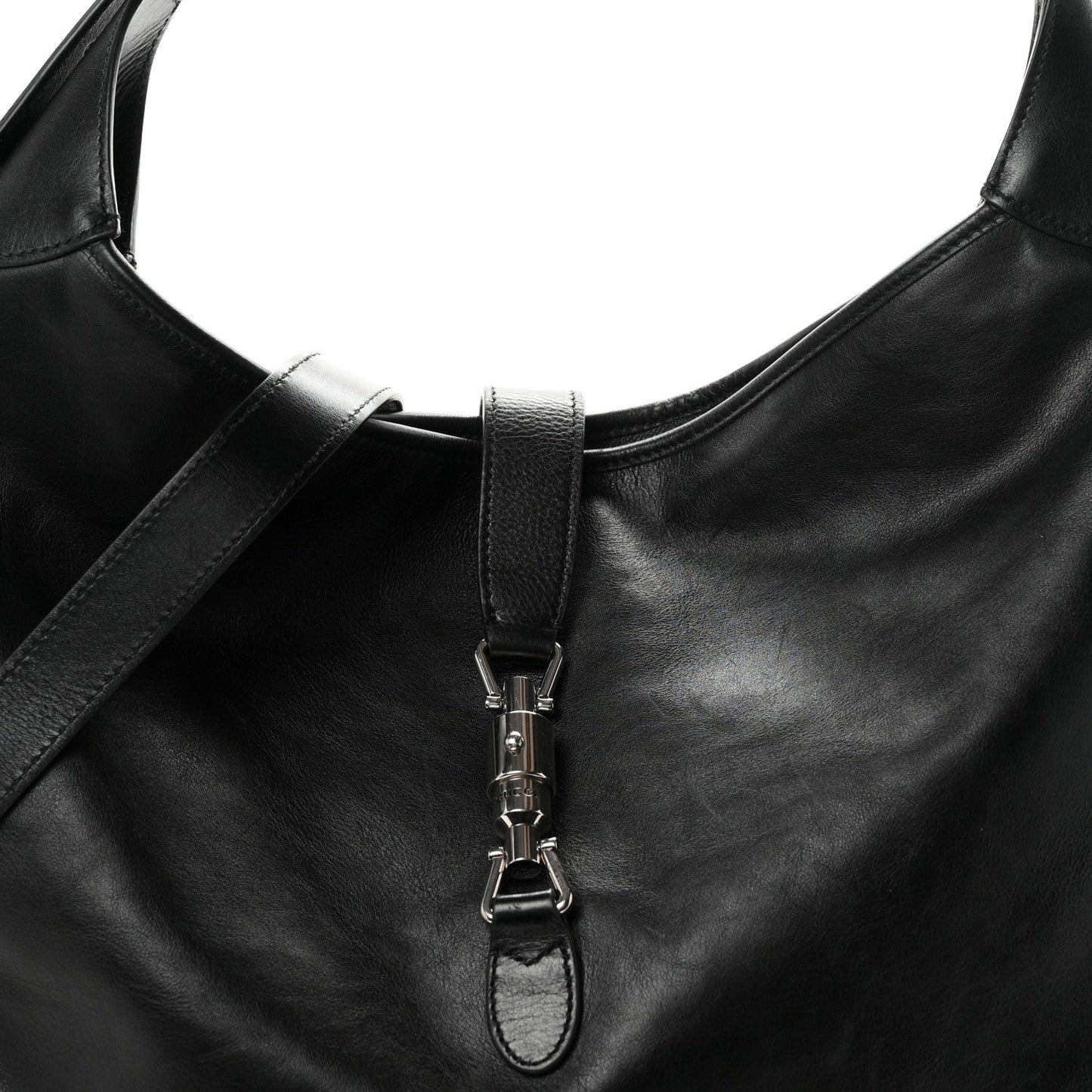 Calfskin Large Jackie 1961 Shoulder Bag Black