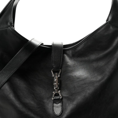 Calfskin Large Jackie 1961 Shoulder Bag Black