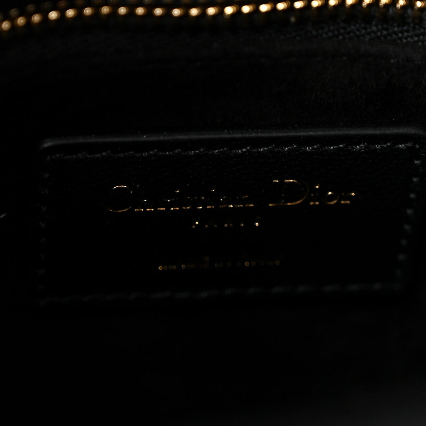 Lambskin Cannage Small Lady Dior Black