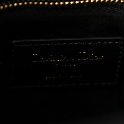 Lambskin Cannage Small Lady Dior Black