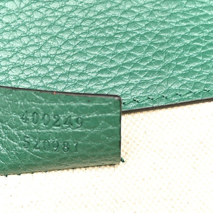 Pebbled Calfskin Small Dionysus Shoulder Bag Emerald