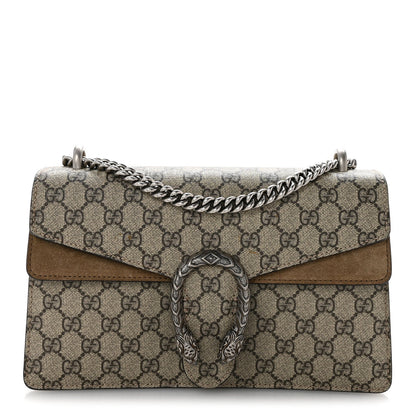 GG Supreme Monogram Small Dionysus Shoulder Bag Taupe