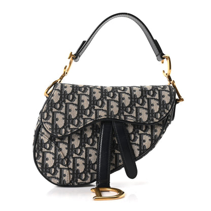 Oblique Mini Saddle Bag Blue