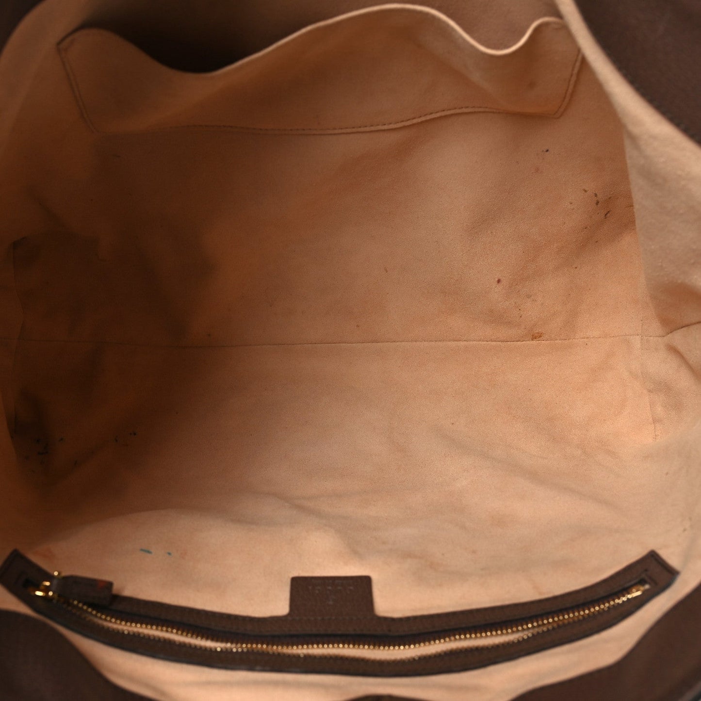 GG Supreme Monogram Textured Calfskin Web Medium Ophidia Shopping Tote Beige Ebony New Acero