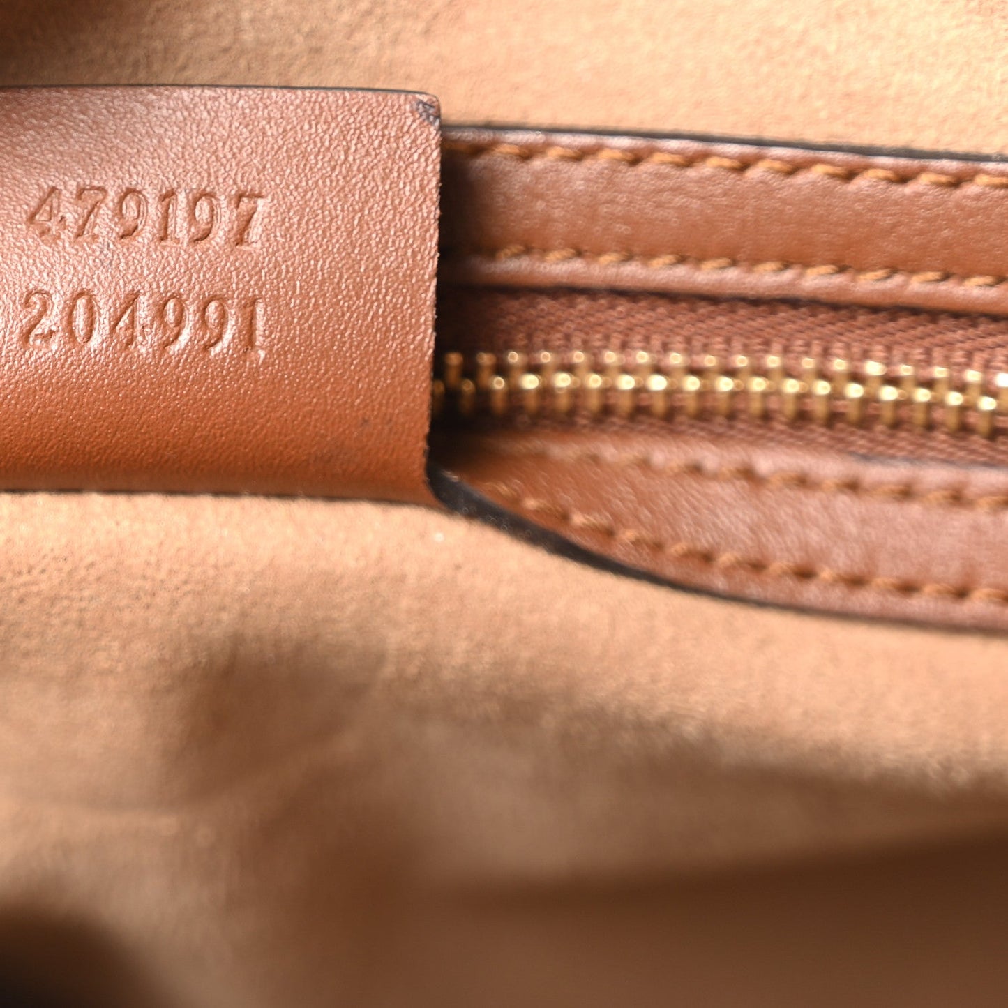 GG Supreme Monogram Medium Padlock Tote Beige Cuir