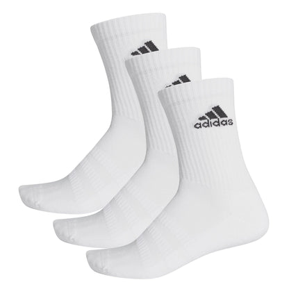 Adidas Adult Cushioned Crew Socks (3 Pack | 2 Colours)
