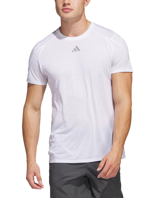 Men's Win Confidence Running Tee :White