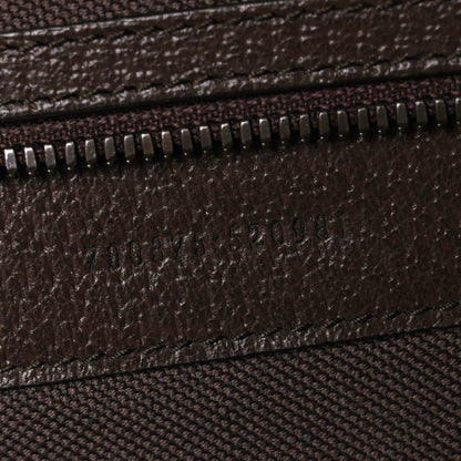 GG Supreme Monogram Textured Dollar Calfskin Web Ophidia Savoy Garment Bag Beige Ebony New Acero