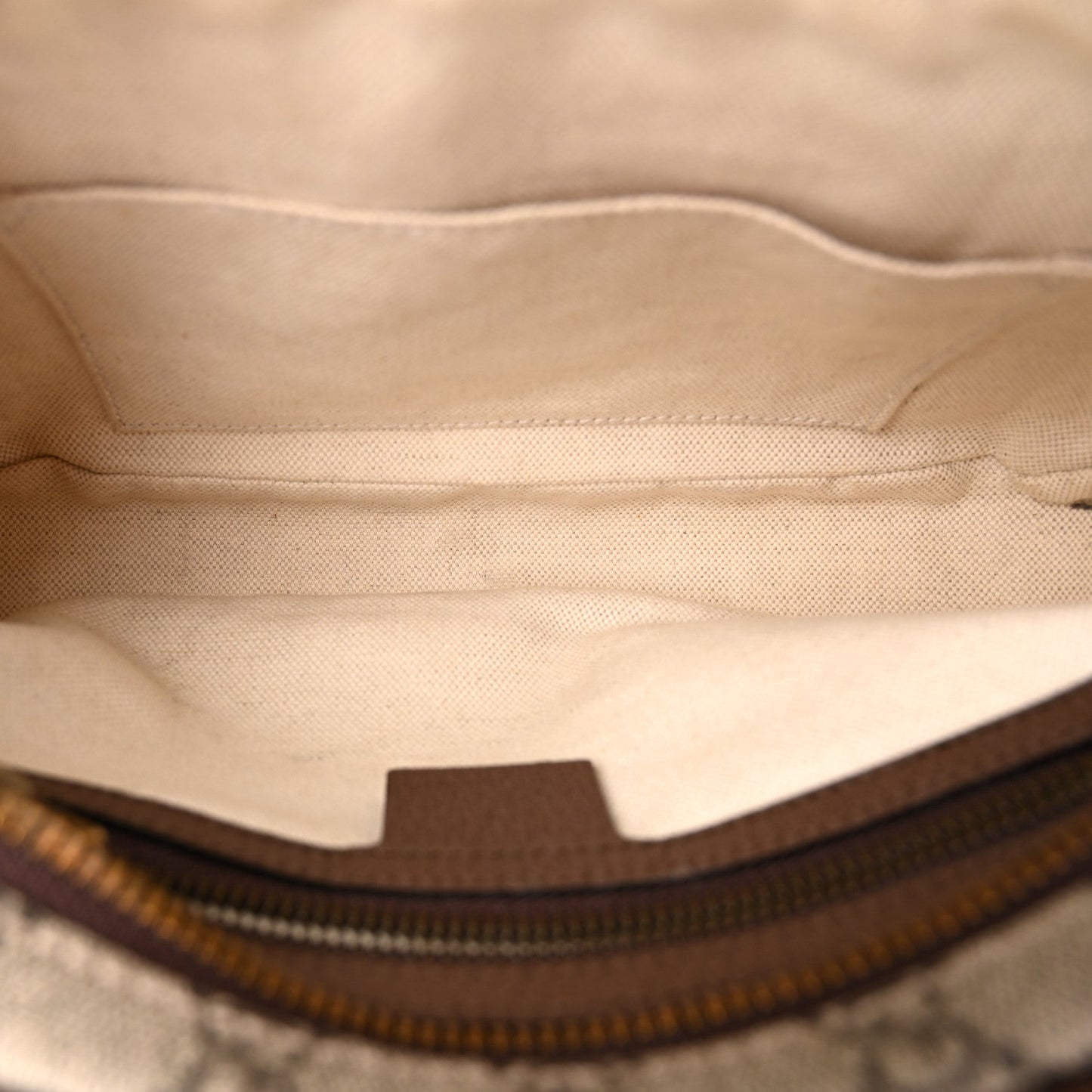 Soft GG Supreme Monogram Medium Ophidia Belt Bag Dark Brown