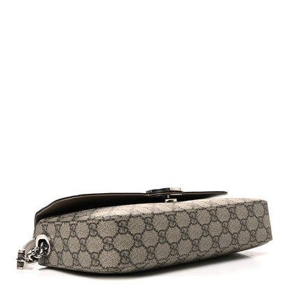 GG Supreme Monogram Petite GG Top Handle Shoulder Bag Beige Ebony