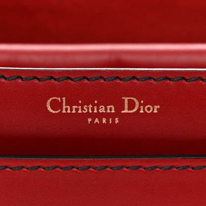 Calfskin J'Adior Chain Flap Bag Red