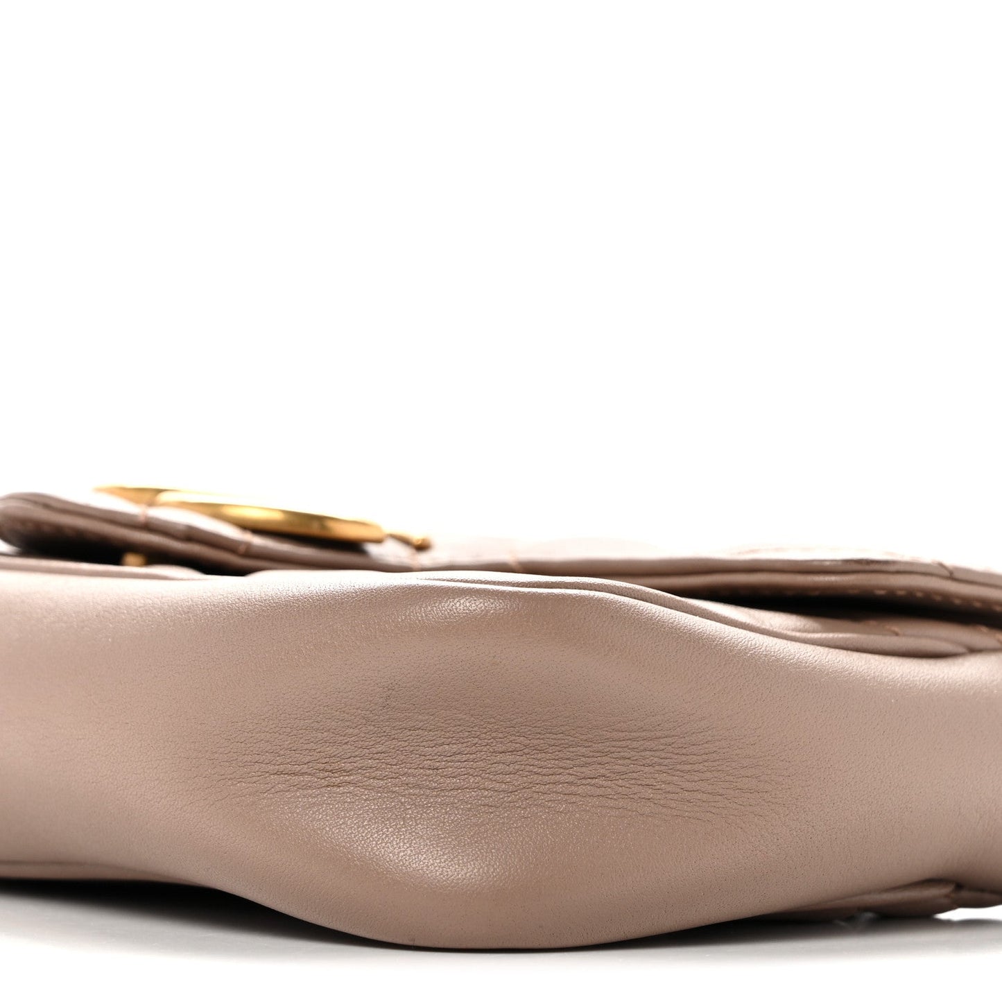 Calfskin Matelasse Super Mini GG Marmont Shoulder Bag Porcelain Rose