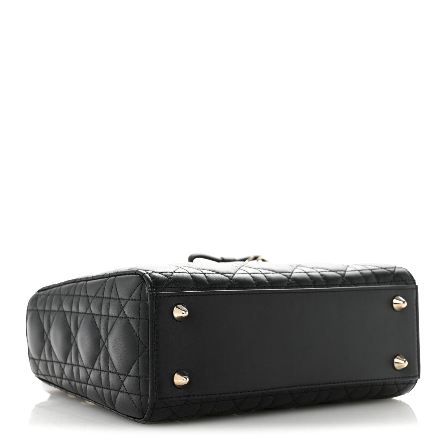 Lambskin Cannage Small Lady Dior Black