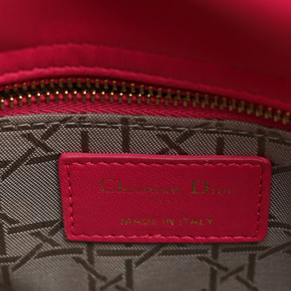 Lambskin Cannage Mini Lady Dior Pink