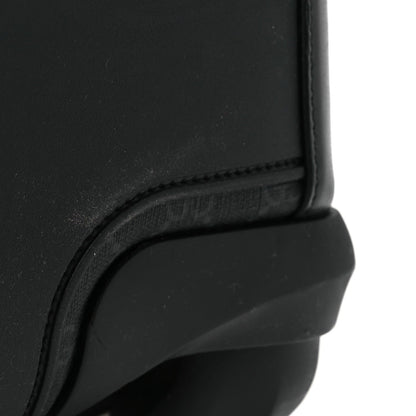 GG Supreme Monogram Four Wheel Suitcase Black Grey