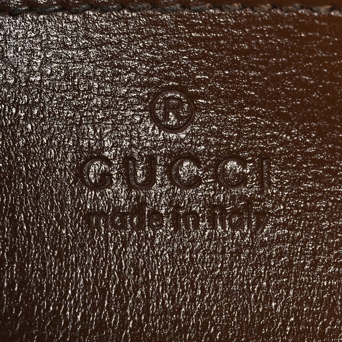 GG Supreme Monogram Azalea Calfskin Retro Interlocking G Flat Messenger Bag Beige Ebony Brown Sugar