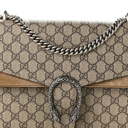 GG Supreme Monogram Medium Dionysus Shoulder Bag Taupe