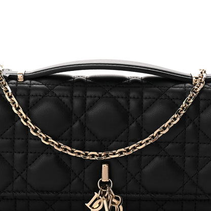 Lambskin Cannage Mini My Dior Bag Black