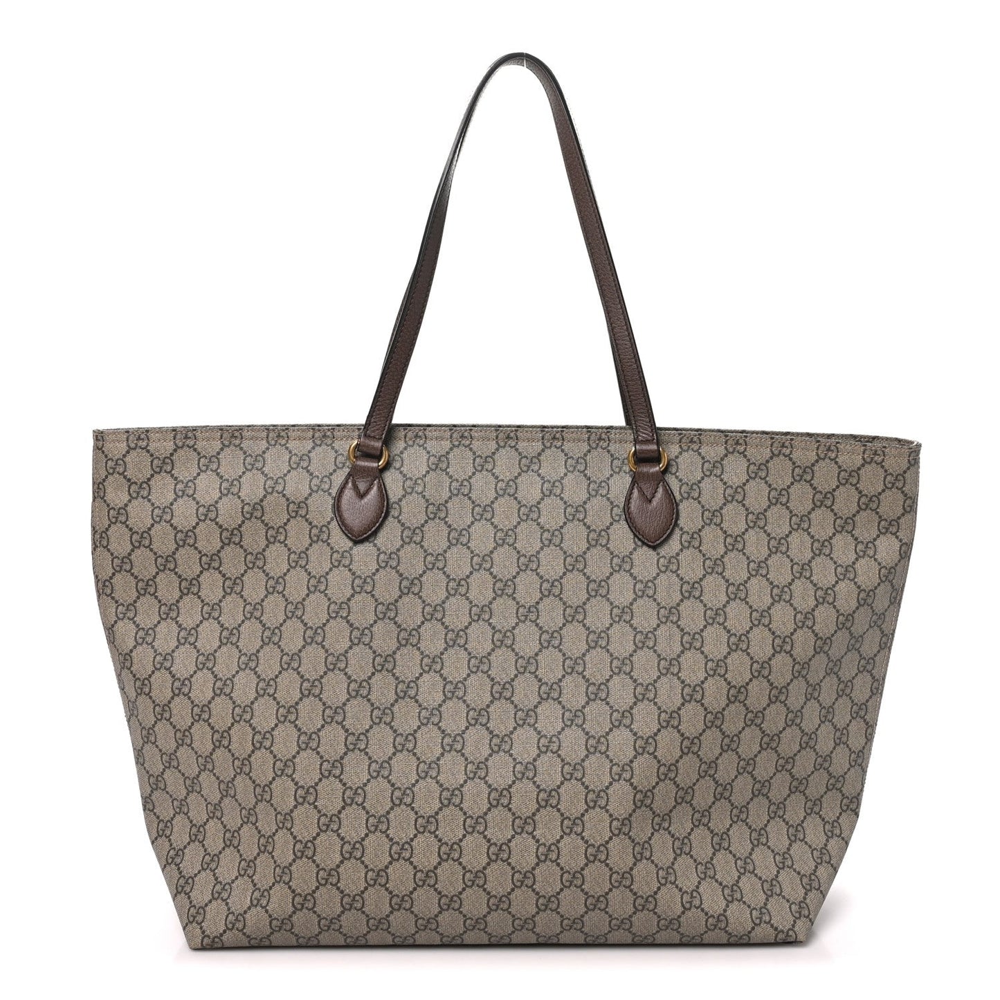 GG Supreme Monogram Medium Ophidia Shopping Tote Ebony