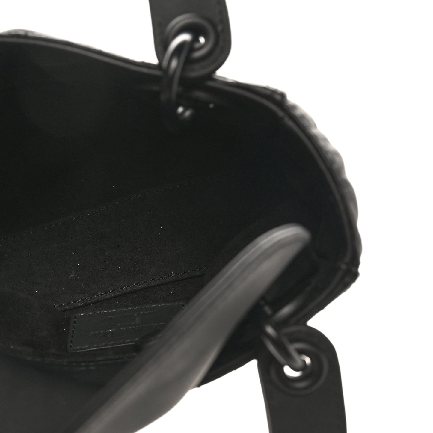 Ultra Matte Calfskin Cannage Mini Lady Dior Black