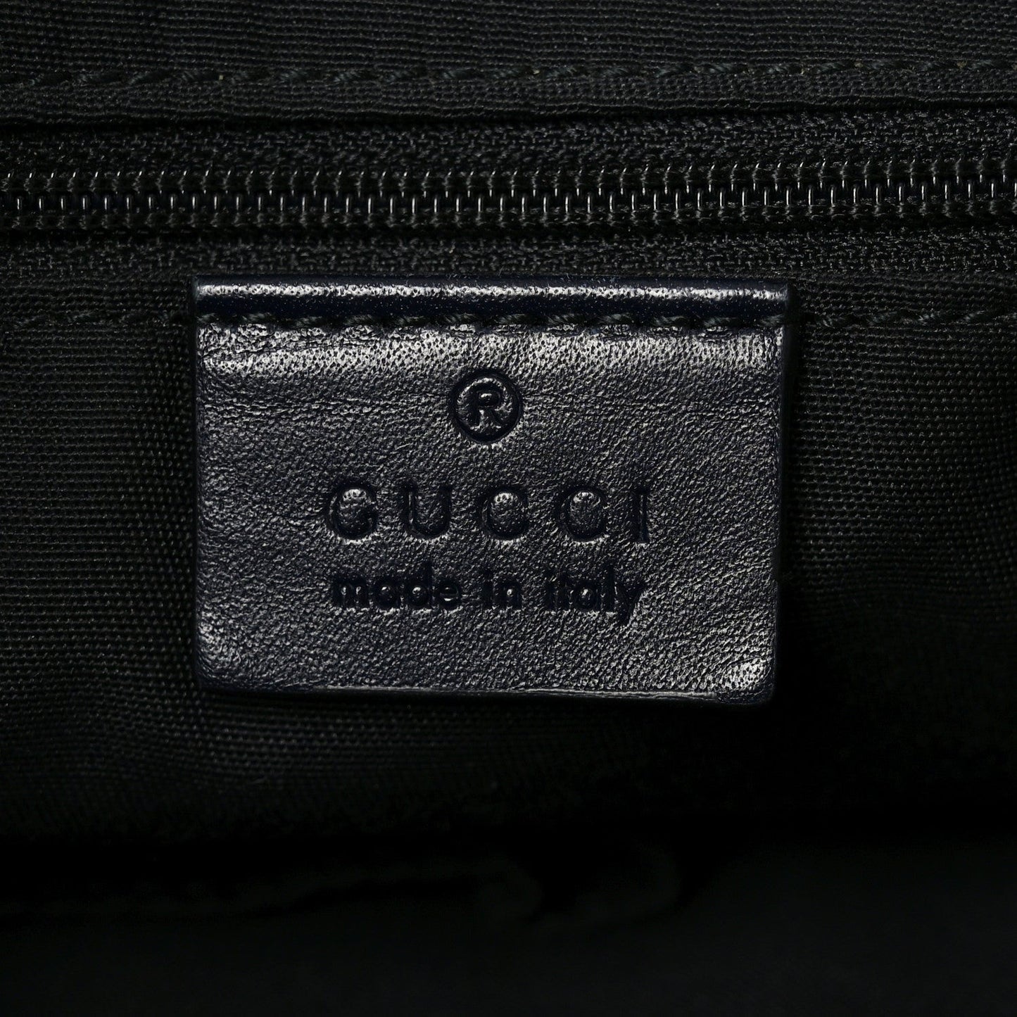 GG Supreme Monogram Web Flat Messenger Bag Navy