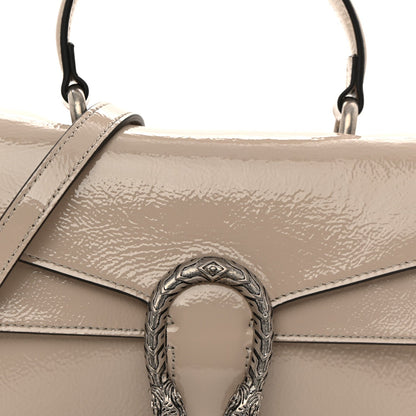 Crinkled Patent Small Dionysus Top Handle Bag Sphinx