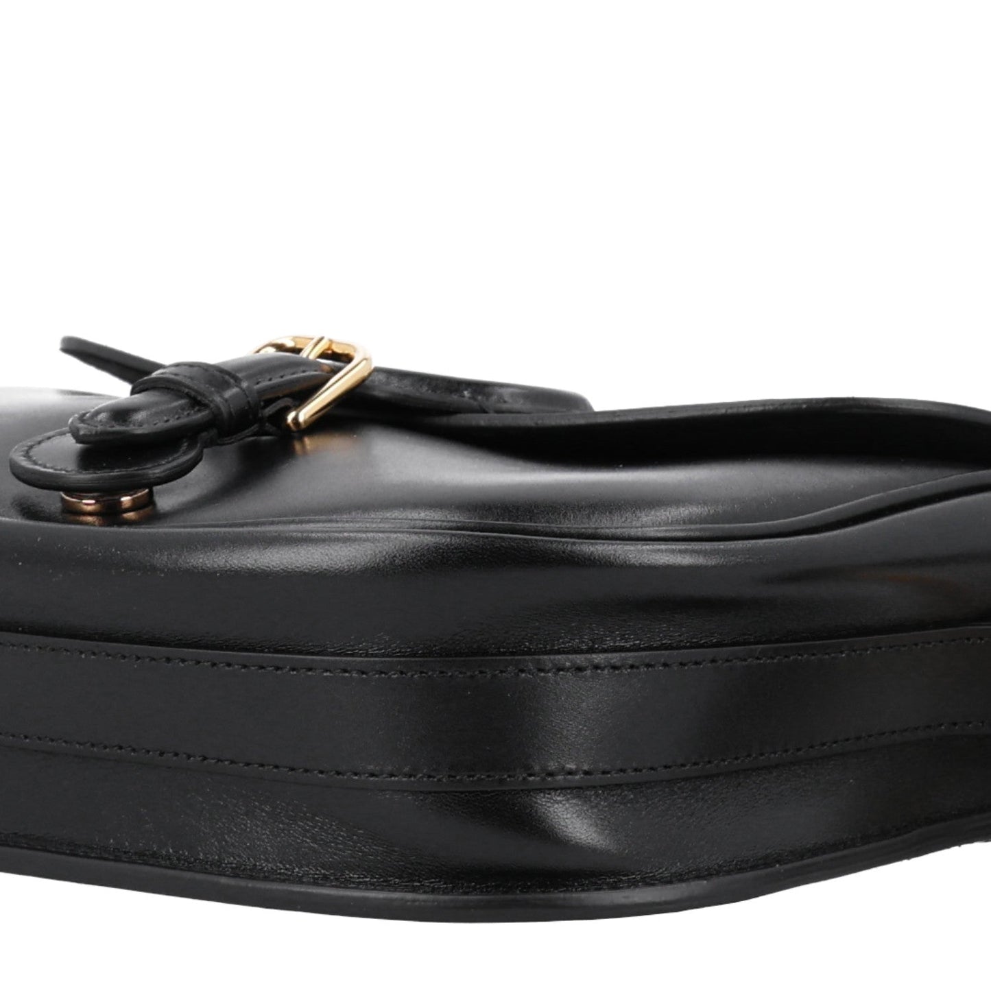 Box Calfskin Medium Bobby Flap Black