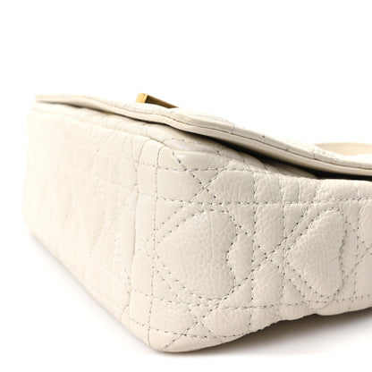 Calfskin Cannage Dioramour Heart Small Caro White Red