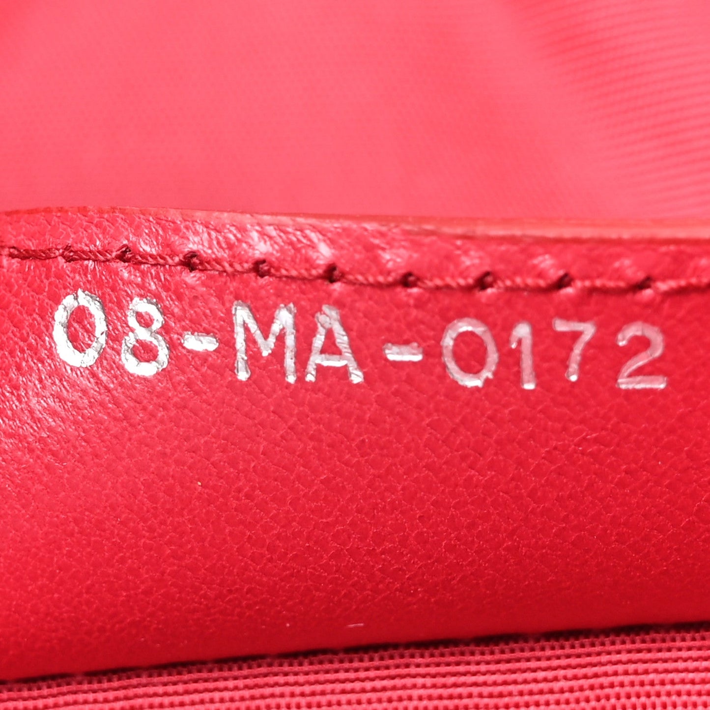 Lambskin Cannage Medium Granville Tote Red