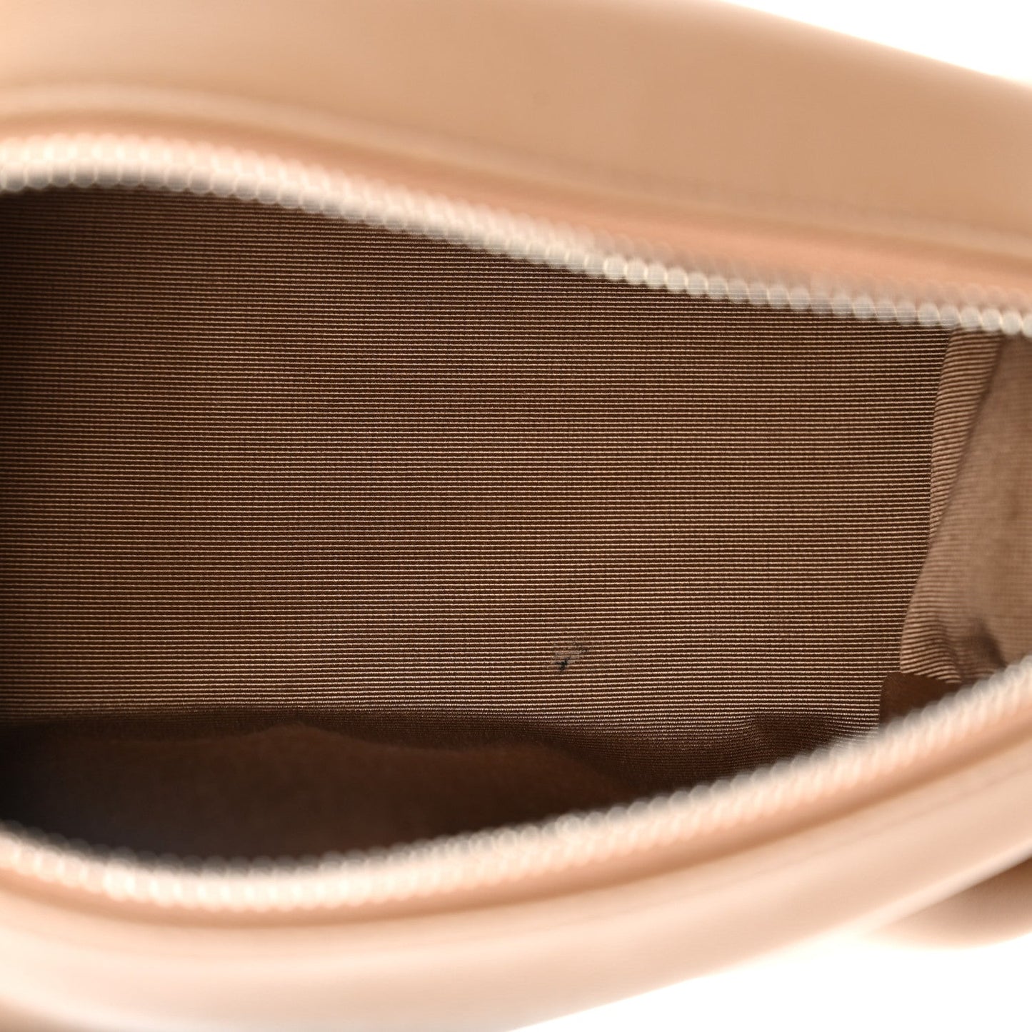 Supple Lambskin Bow Pouch Camel
