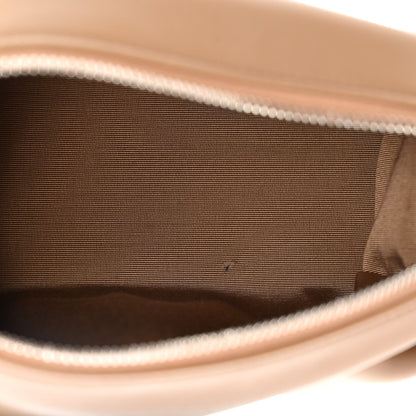 Supple Lambskin Bow Pouch Camel