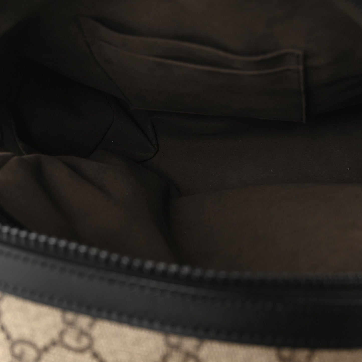 GG Supreme Monogram Small Eden Day Backpack Black
