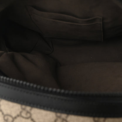 GG Supreme Monogram Small Eden Day Backpack Black