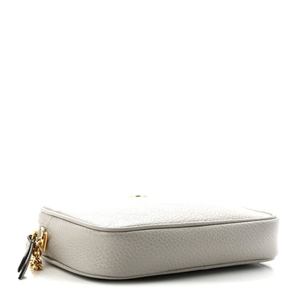 Dollar Calfskin Super Mini GG Marmont Chain Shoulder Bag Deep Grey