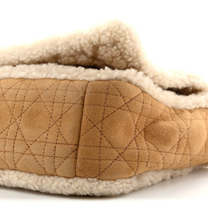 Shearling Cannage Large Caro Bag Camel