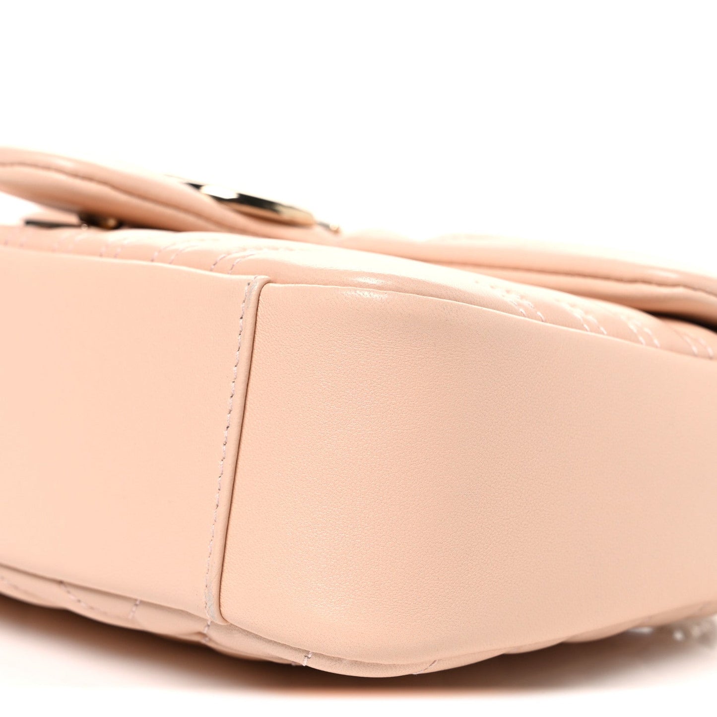Lambskin Matelasse Medium GG Marmont Shoulder Bag Light Pink
