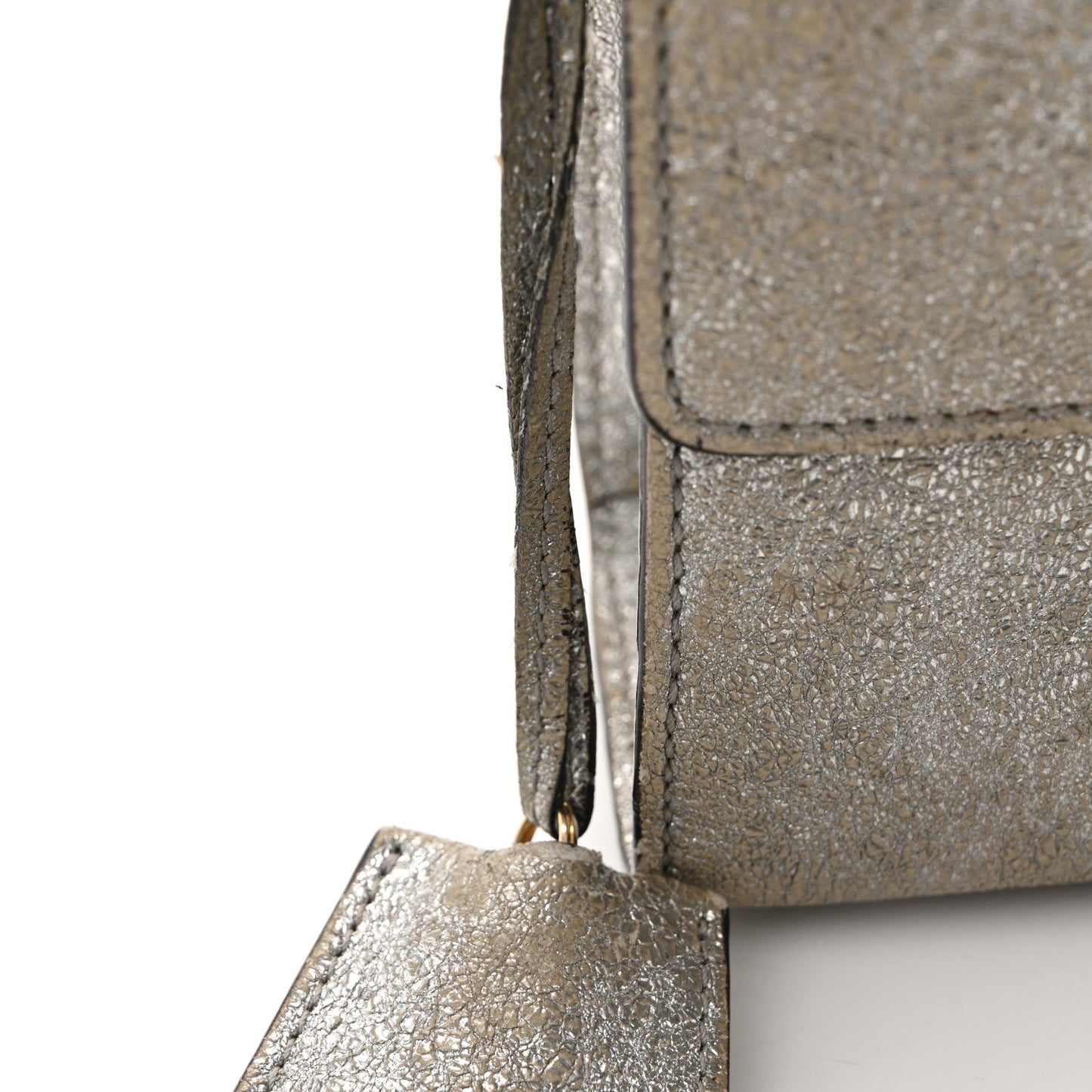 Galassia Small Padlock Shoulder Bag Platino