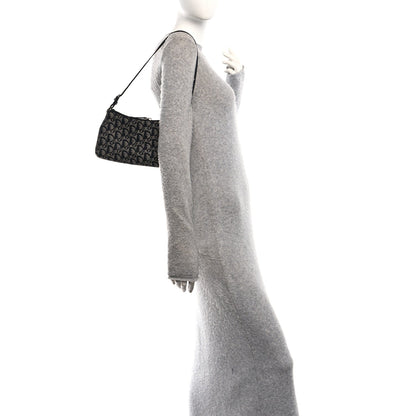 Monogram Shoulder Bag Pochette Black