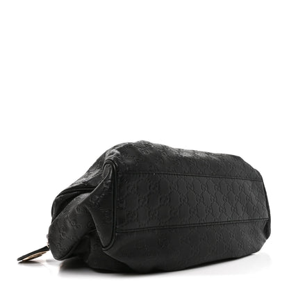 Guccissima Medium Sukey Tote Black