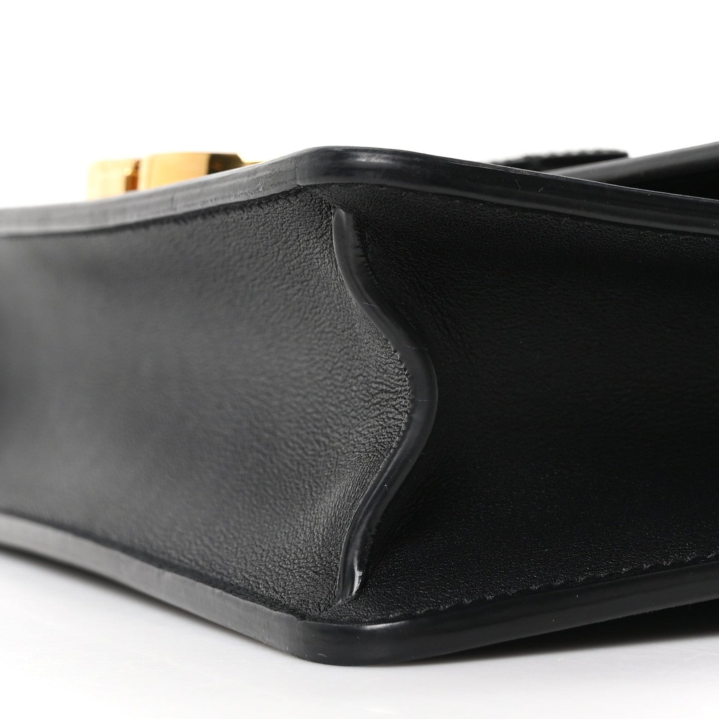 Smooth Calfskin 30 Montaigne Flap Bag Black