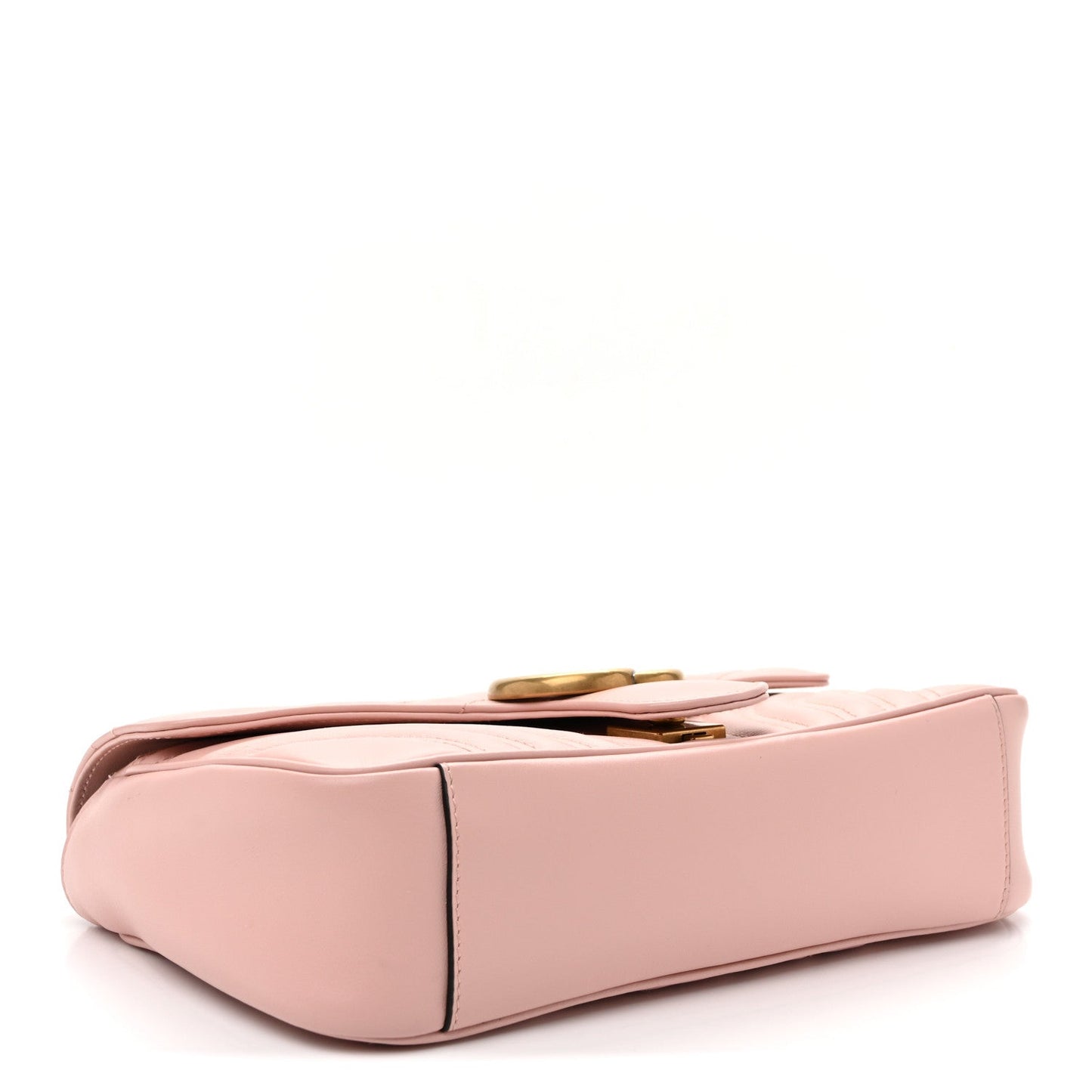 Calfskin Matelasse Small GG Marmont Shoulder Bag  Perfect Pink