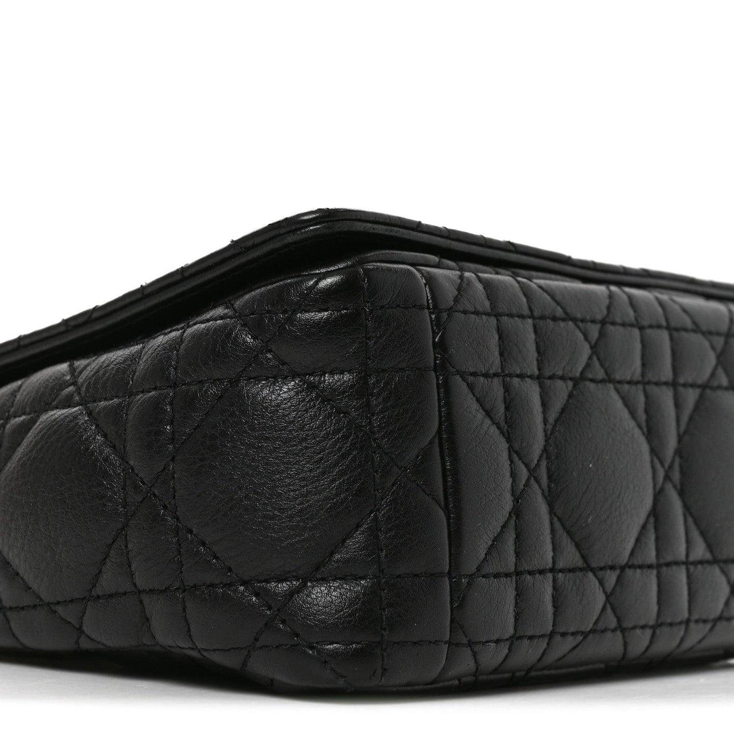 Calfskin Cannage Small Caro Bag Black