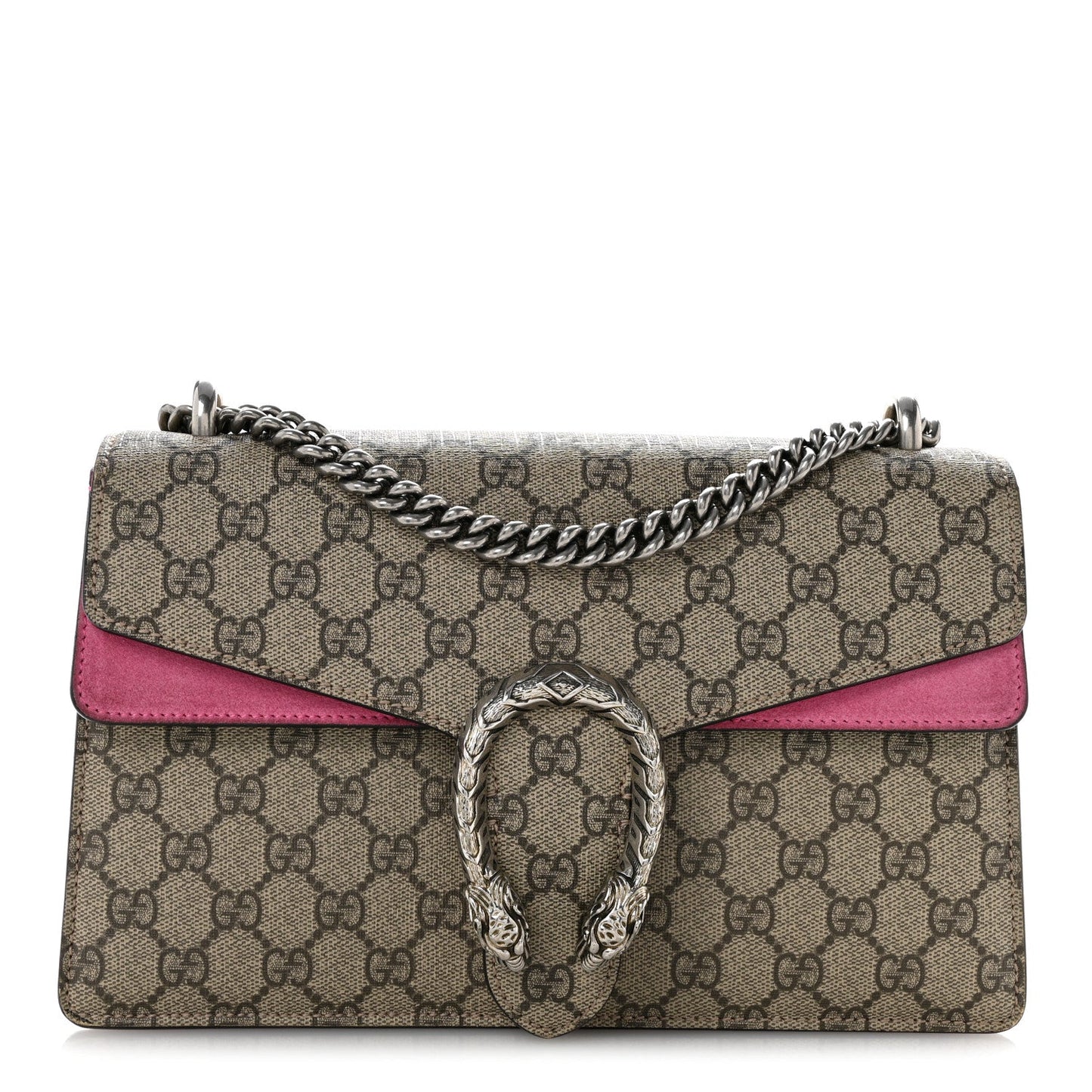 GG Supreme Monogram Small Dionysus Shoulder Bag Pink