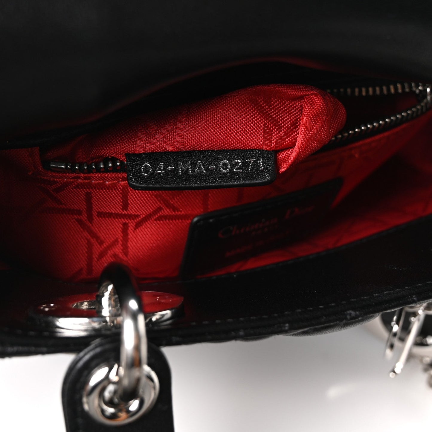 Lambskin Cannage Mini Lady Dior Black